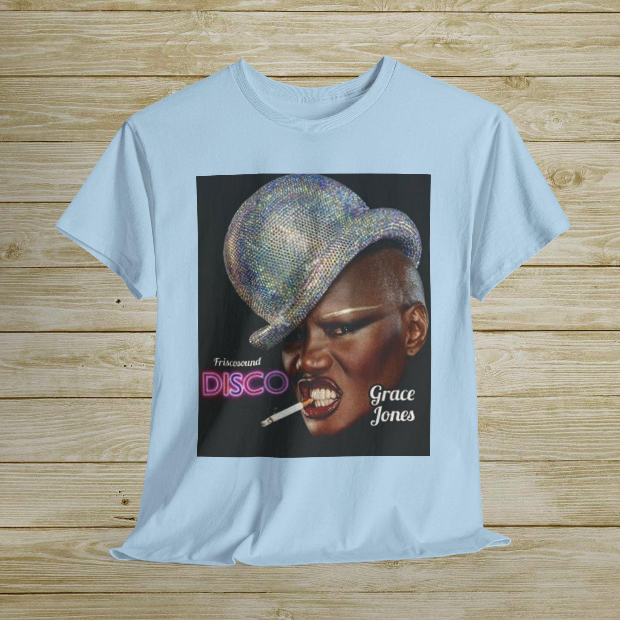 Grace Jones Shirt, FRISC0S0UND DISC0, Clubbing, 80s, Pop, 1980s