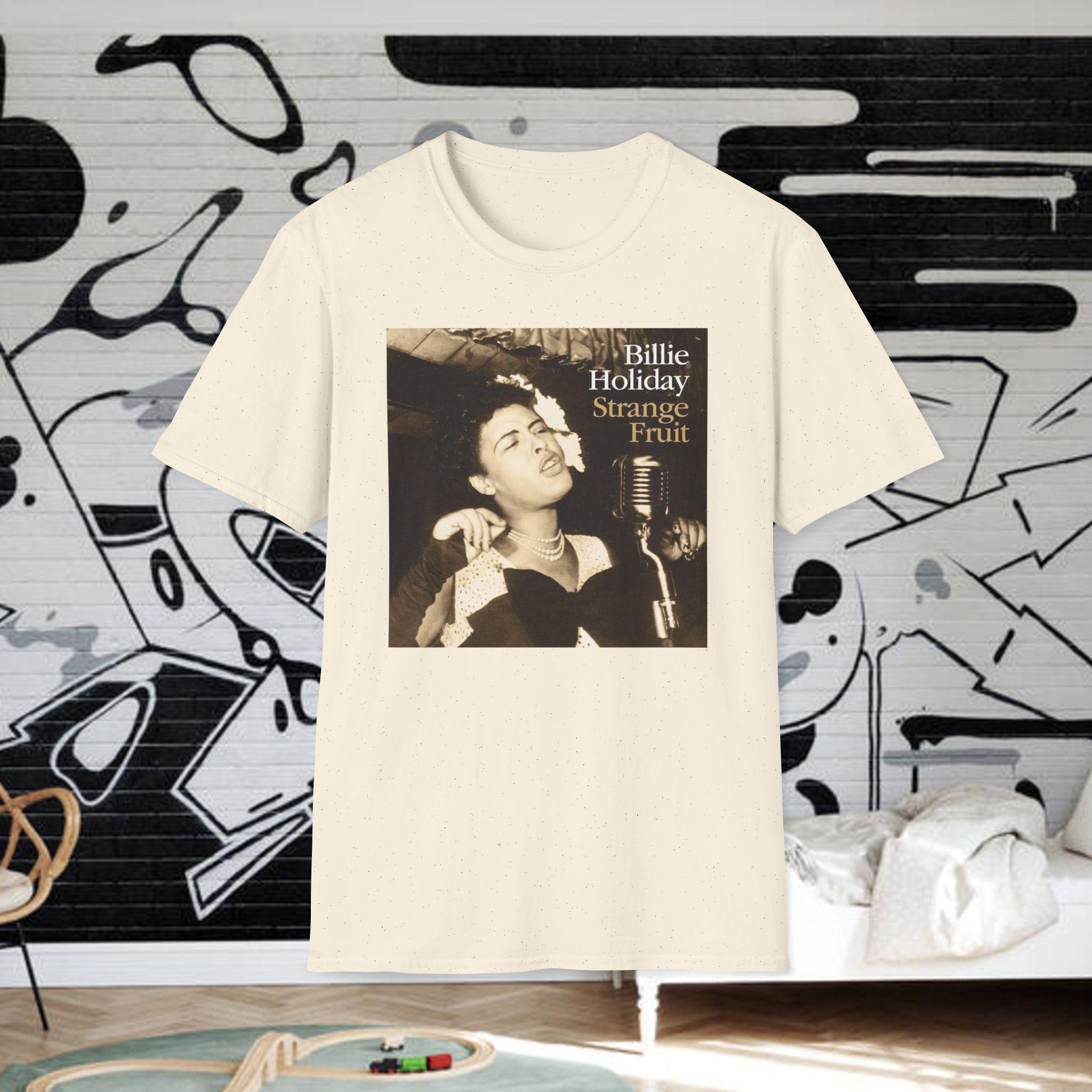 ビリー・ホリデイのTシャツ、ストレンジ・フルーツ。ジャズ、アルバム 