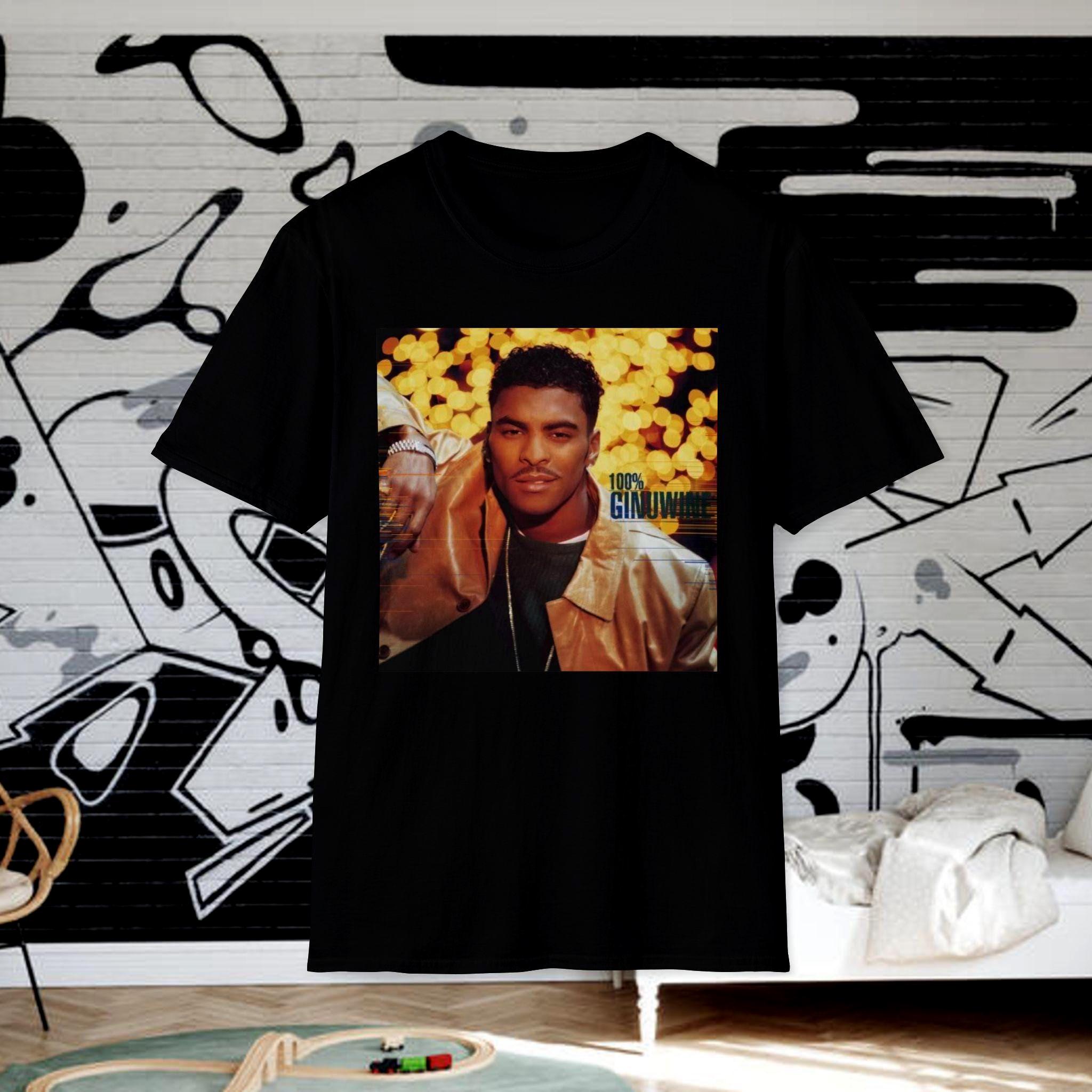 GINUWINE シャツ、アルバム: 100 Percent。90年代R&B、ポニー 