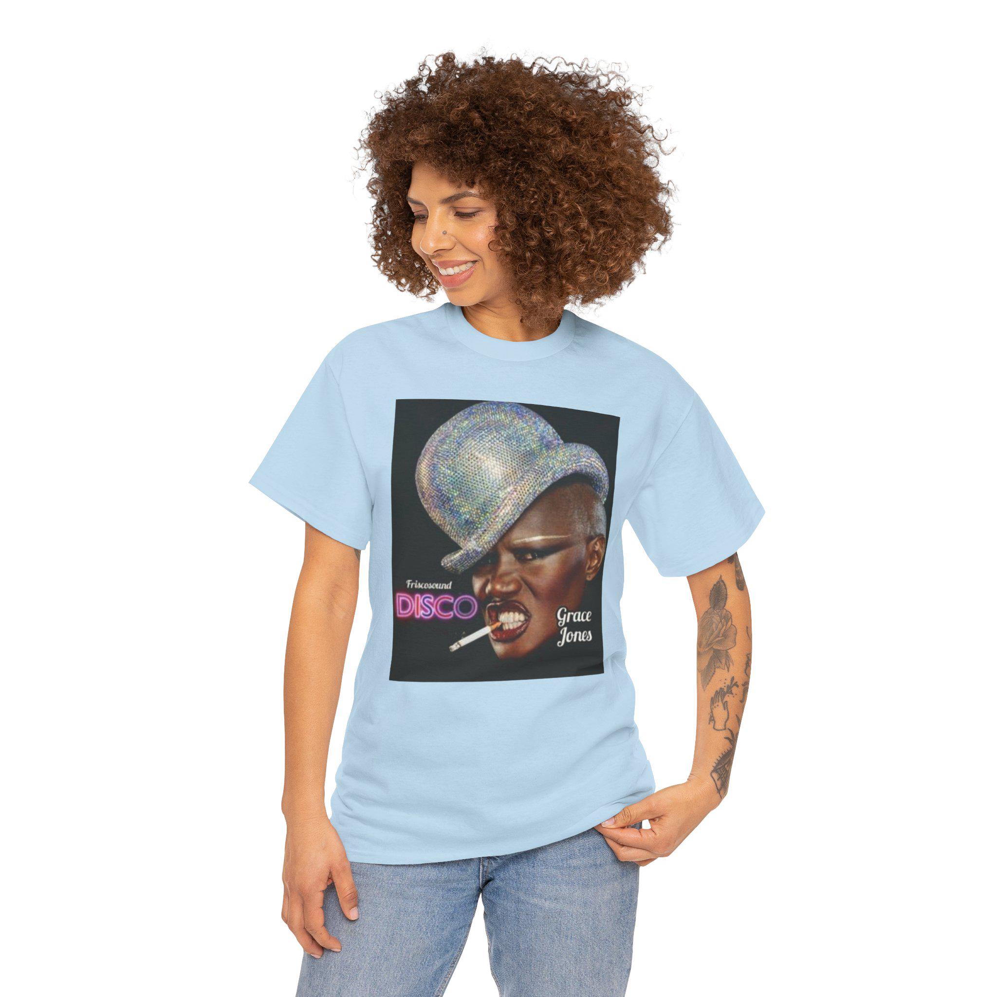 Grace Jones Shirt, FRISC0S0UND DISC0, Clubbing, 80s, Pop, 1980s