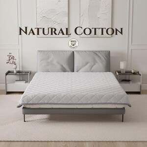 100% Natural Cotton Blanket – Minimalist Lightweight Bed Cover | Soft and Durable Bedding | Handmade Comfort