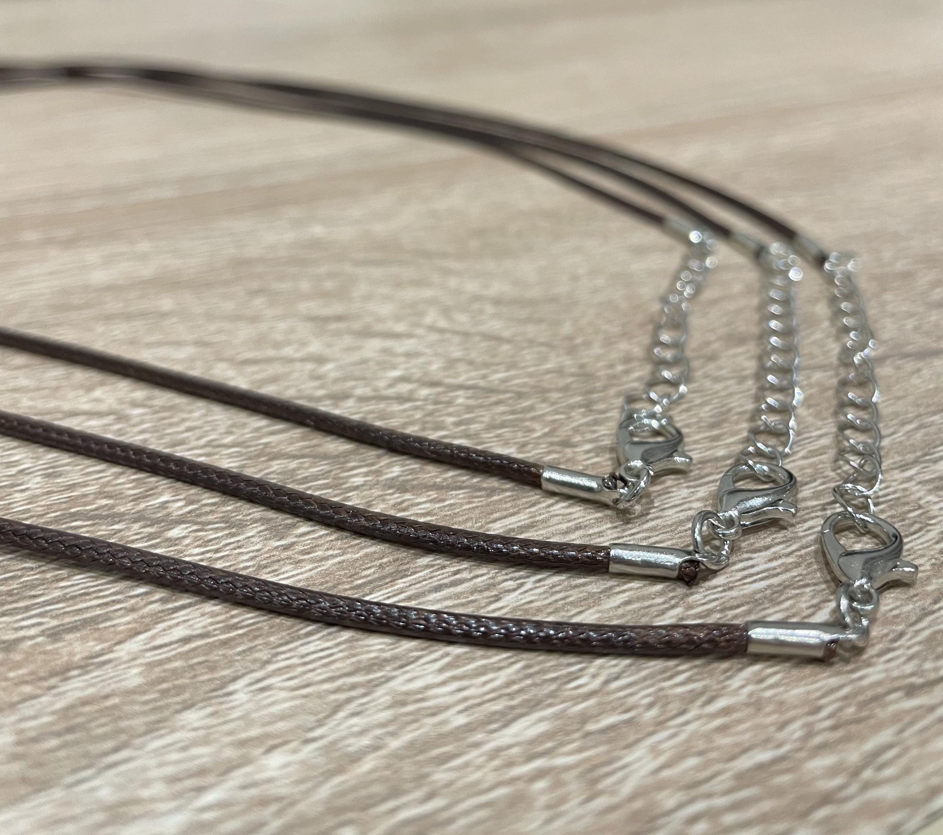 Leather Necklace Etsy