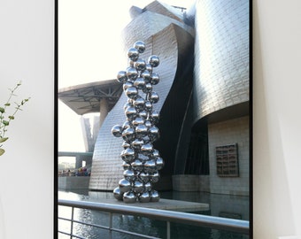 Bilbao Architecture Wall Art Poster, Basque Urban Photography, Modern Minimalist Decor, Contemporary Artwork, Physical Print for Home Decor