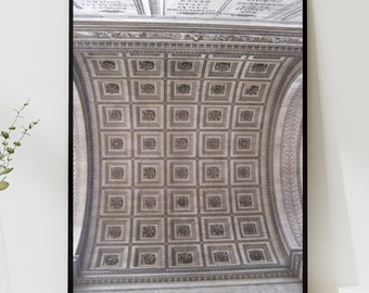 Arc de Triomphe Paris Print, Street Photography Fine Art, Paris Wall Art, Parisian Home Decor, Black and White Photography, EyeCandy Foto