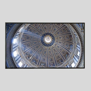 St Peter&#39;s Basilica Wall Art, Rome Italy Print, Historic Architecture Photography, Vatican City Decor, Italy Travel Artwork