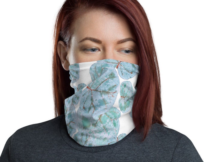 Face Mask, Neck Gaiter Sea Grape Print