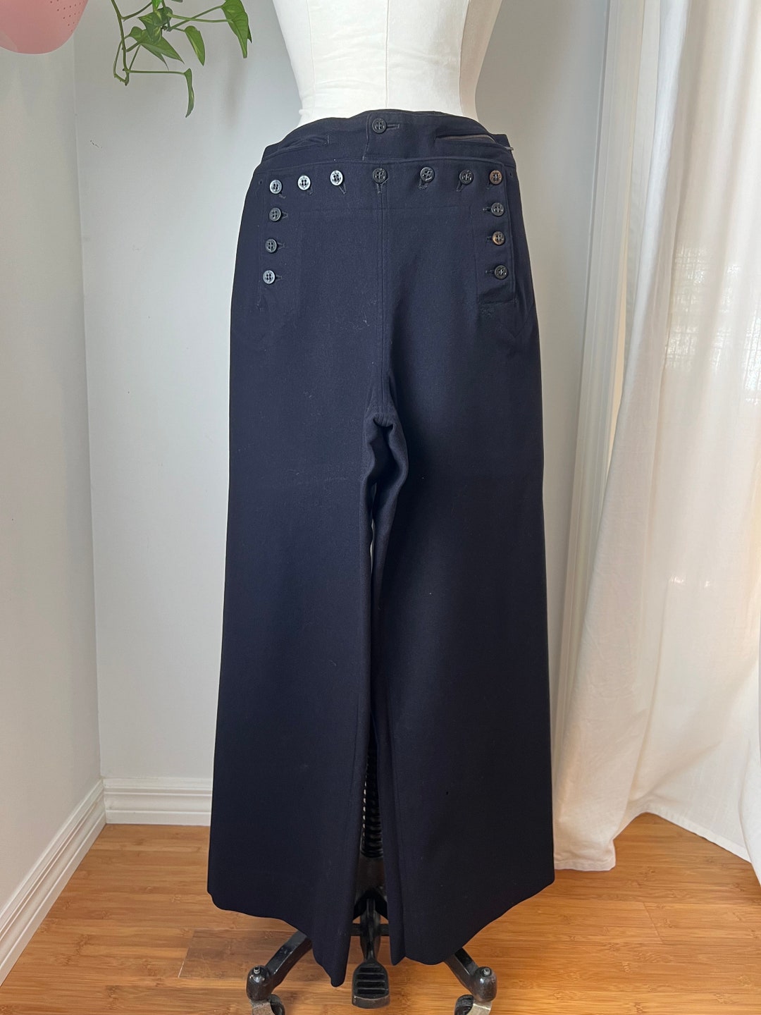 パンツ 80s US NAVY Wool Sailor Pants Vintage Navy Wool Sailor Pants- XS/S — La Poubelle Vintage
