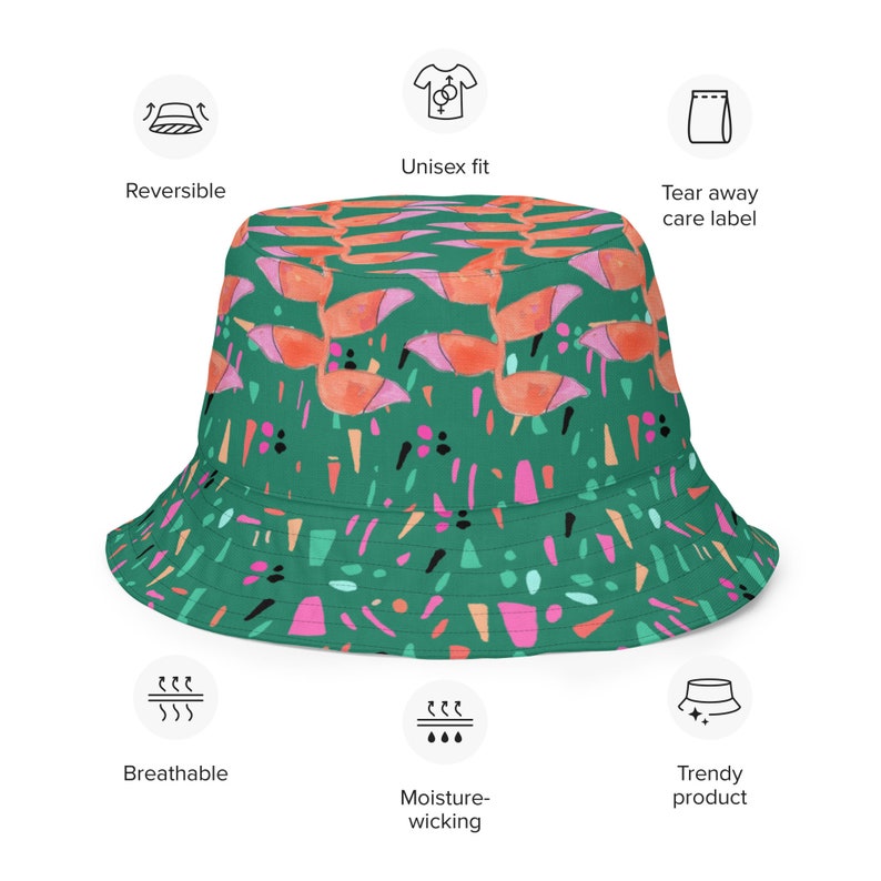 Reversible bucket hat