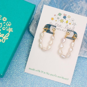 Lunar Halo Freshwater Pearl Ear Jackets