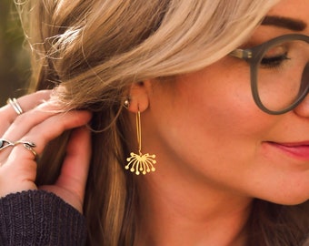 Dandelion Fluff Lightweight Earrings