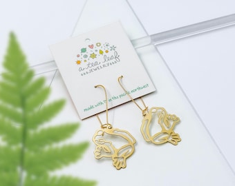 Frog Lightweight Statement Earrings | Valentine's Day Gift Idea