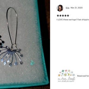 Dandelion Fluff Lightweight Earrings image 3