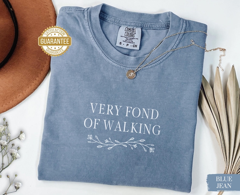 Pride and Prejudice Shirt Comfort Colors Jane Austen Gift for Readers Book Lover Gift Club Bookish Merch Walking Elizabeth Bennet Sweatshirt image 3