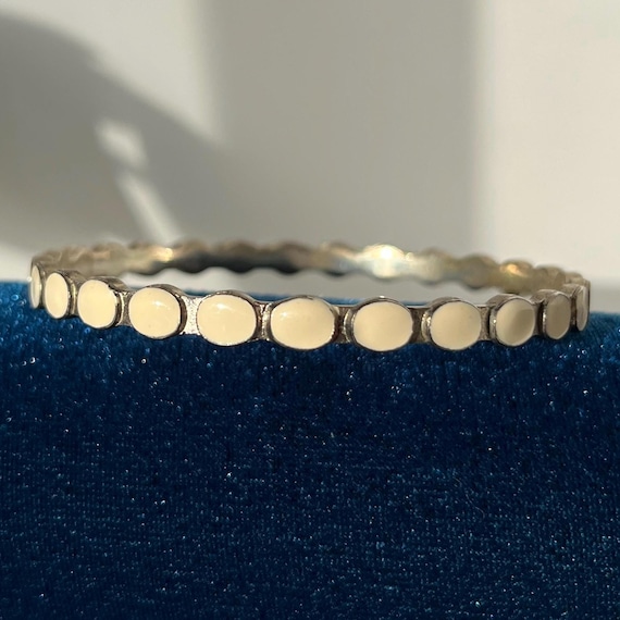 Vintage Enamel Bangle Set - image 4
