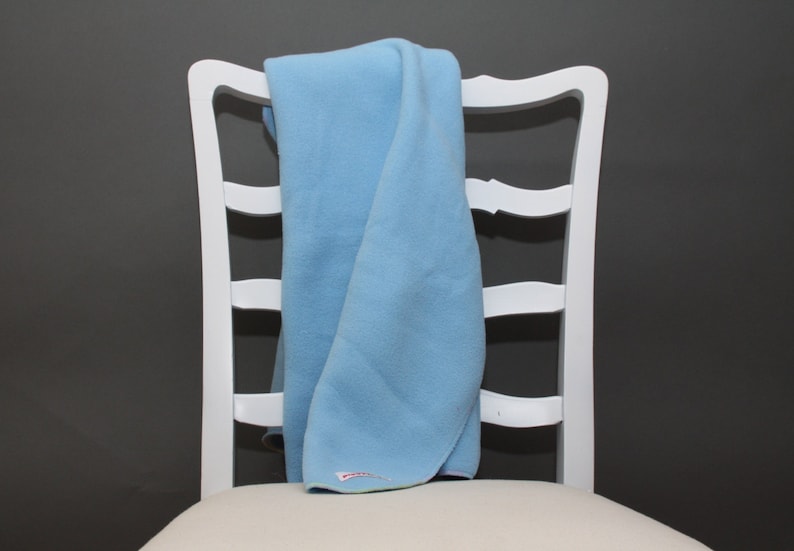 baby blue fleece blanket