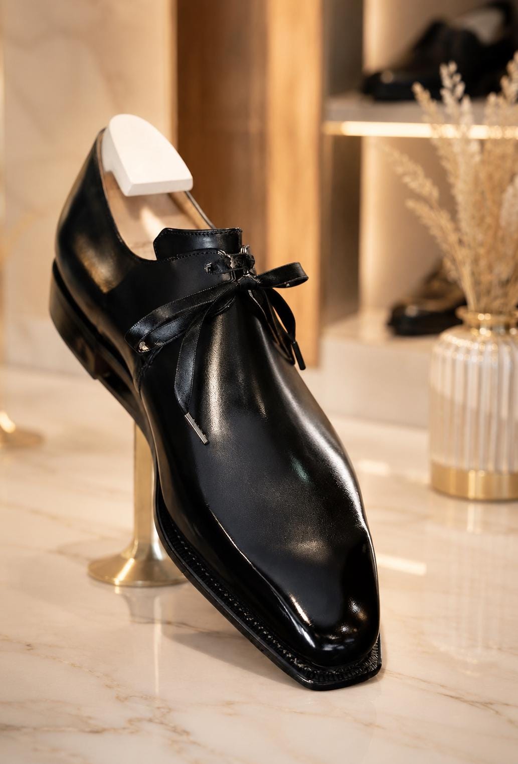 black tie dress shoes Handmade Leather for Men, Luxury Formal Slip-on Oxford Style __with:starry-night-black-sequin-net-stretchable-kids-dress Custom Oyemwen Silver Sequin Size:M size 140cm (suitable for height 165 to 175) single kimono without accessories The strong rubber sole