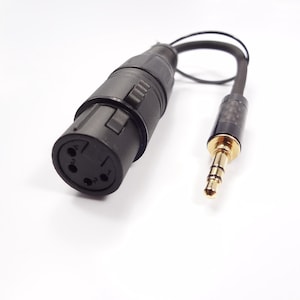 Clairmont Cable 4-pin XLR Balanced Headphone Cable Adapter 2.5mm 4.4mm 1/4&quot; RSA/ALO 3.5mm