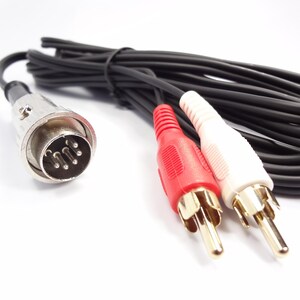 NAIM 5-pin DIN Dual RCA Cable