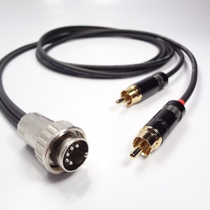 Mogami Naim Pre-Amp OUT 5-pin DIN Dual RCA Cable