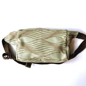 Belt Bag Fanny Pack Pouch Travel Pack Travel Bag Box Bag Handmade Vegan Eco Repurposed