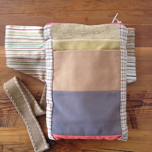 Patchwork Fannypack Hip Bag Pouch Waist Bag Shopper Cross Body Fanny Pack Backpack Sling Bag Neutral Multi