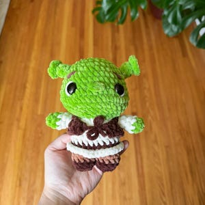 Crochet Ogre Plushie | Cute Plushies | Ogre Gifts | Shrek Lovers