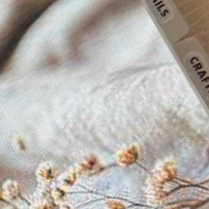 Pu&ograve; includere: Primo piano di un'agenda con schede etichettate "BEAUTY", "NAILS" e "CRAFT". Lo sfondo presenta un design floreale morbido con colori tenui. La copertina dell'agenda &egrave; beige chiaro.