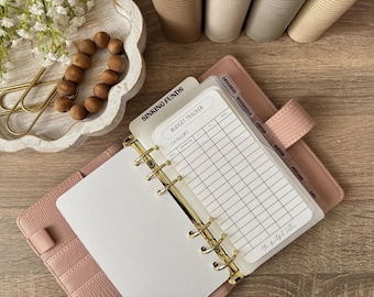 Handmade Budget Tracker | Envelope Inserts | Sinking Funds Envelopes |  Cardstock | A6 Binder | Pack of 10