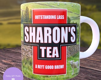 Personalised Mug - Yorkshire Tea Inspired Custom Coffee Cup – Ideal Gift for Tea Lovers and Friends