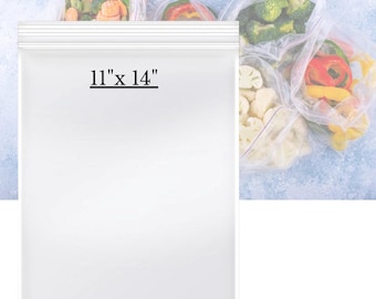 Borsa portatile in plastica trasparente 500 pezzi 11"x14" Sacchetti per imballaggio in cellophane trasparente/Sacchetti per violoncello per esporre capi di abbigliamento