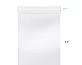 100 pz 9"x12" Sacchetti in polietilene trasparenti e richiudibili Sacchetti in plastica trasparente per esporre magliette, abbigliamento, articoli di arte e artigianato