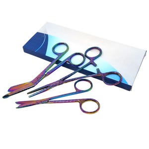 Set of 3 Team Nurse, Ward Appreciation, Gifts LPN , RN Gifts Scissors and Hemostats Nurse Week Gifts Laser Engraved With a Gift Box