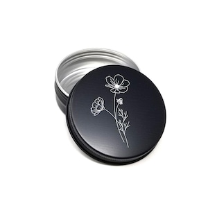 Lata redonda personalizada con grabado para guardar dientes, dulces, pastillas y cremas. Ideal para viajes.