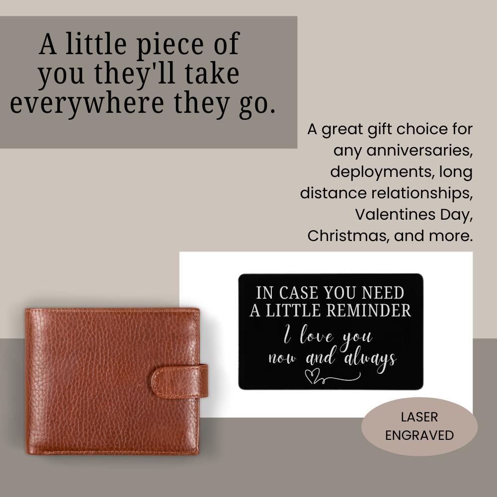 Portafoglio In Metallo Con Ricordo Sentimentale, Il Mio Migliore Amico, L' Amore Della Mia Vita, Citazione, Regalo Per Fidanzato, Marito, Moglie, Fidanzata, Fidanzato - Italia - Foto 8