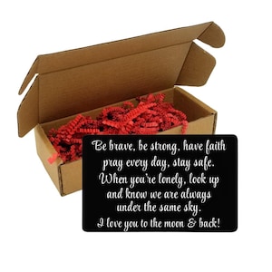 I Love You To The Moon & Back - Valentinstag Geschenkidee, Fernbeziehung Mann, Freund, Freundin, Frau, Jahrestagsgeschenk