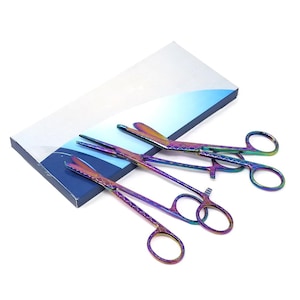 Nursing, LPN RN Gifts Nurse Scissors & Hemostat Set of 3 Nurse Gift, Nurse Appreciation Nursing Student Gift, Comes in a Box