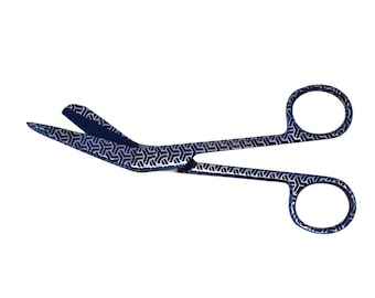 Engraved Bandage Scissors: Colorful Vet Tech Gift, Stainless Steel 4.5"