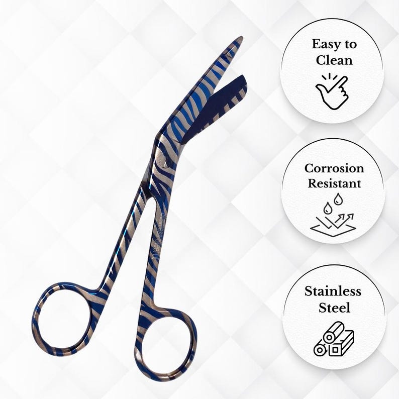 Engraved Nurse Lister Bandage Scissors Stainless Steel 5.5" Shears For