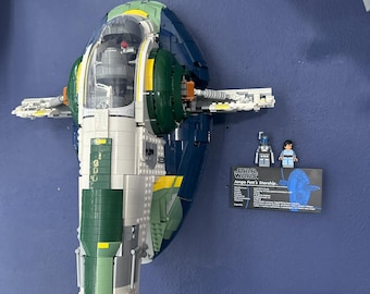 Wall Mount Display for Lego Star Wars Jango Fett's Slave 1