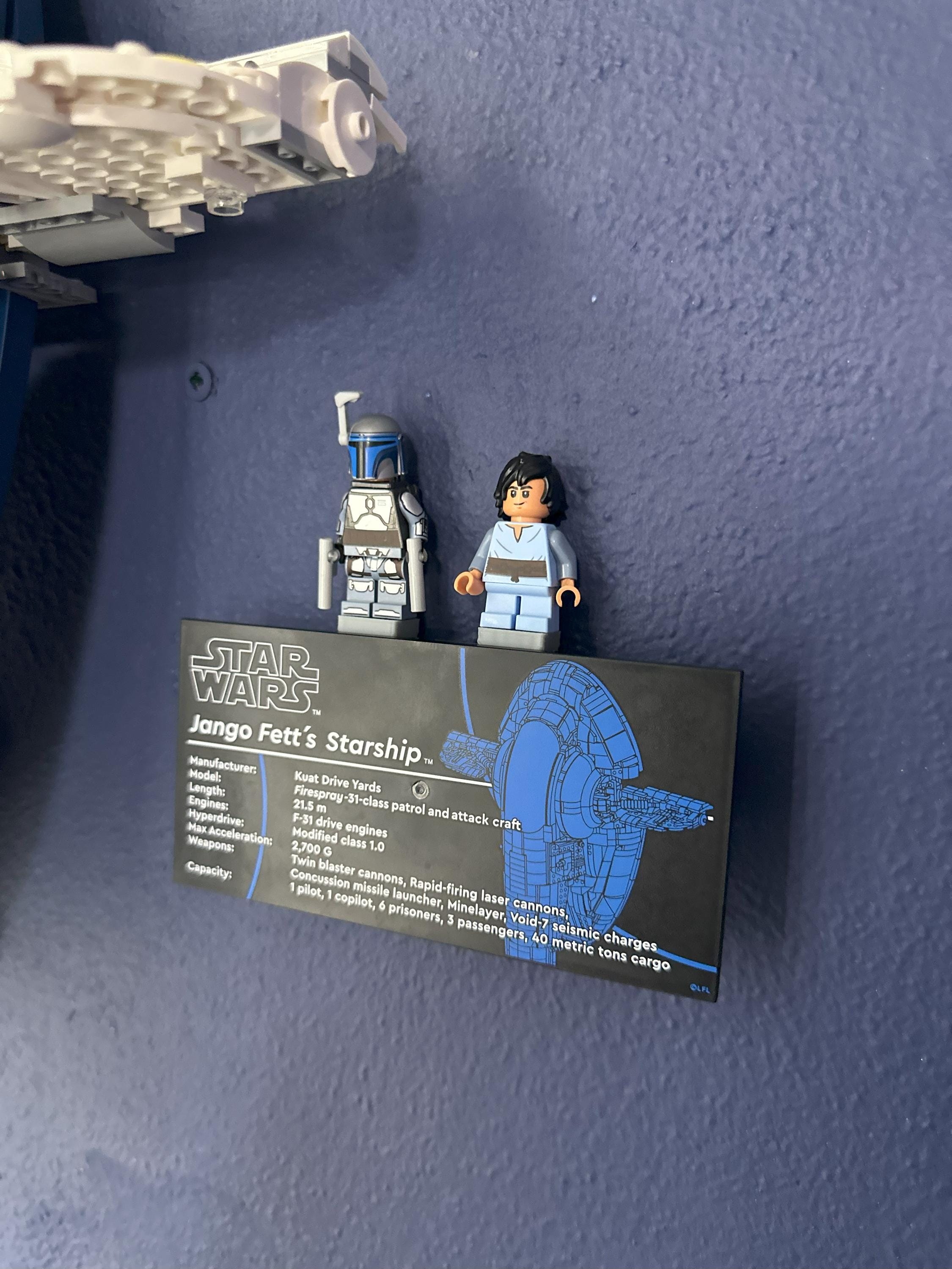 Wall Mount Display for Lego Star Wars Jango Fett's Slave 1 - Etsy