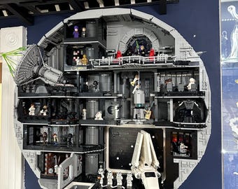 Exhibidor de pared para la Estrella de la Muerte de LEGO Star Wars UCS
