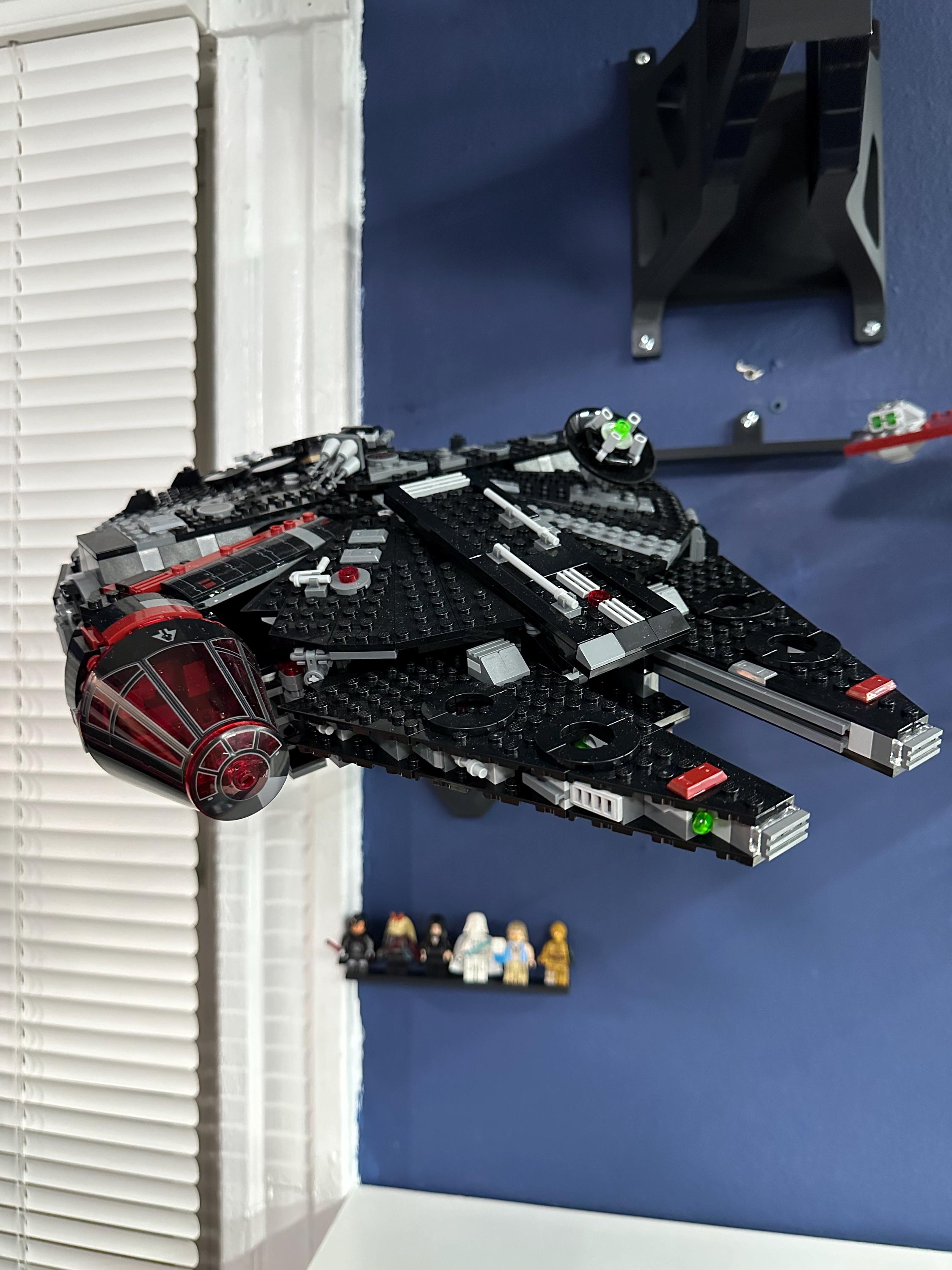 Wall Mount Display for Lego Star Wars Dark Falcon - Etsy