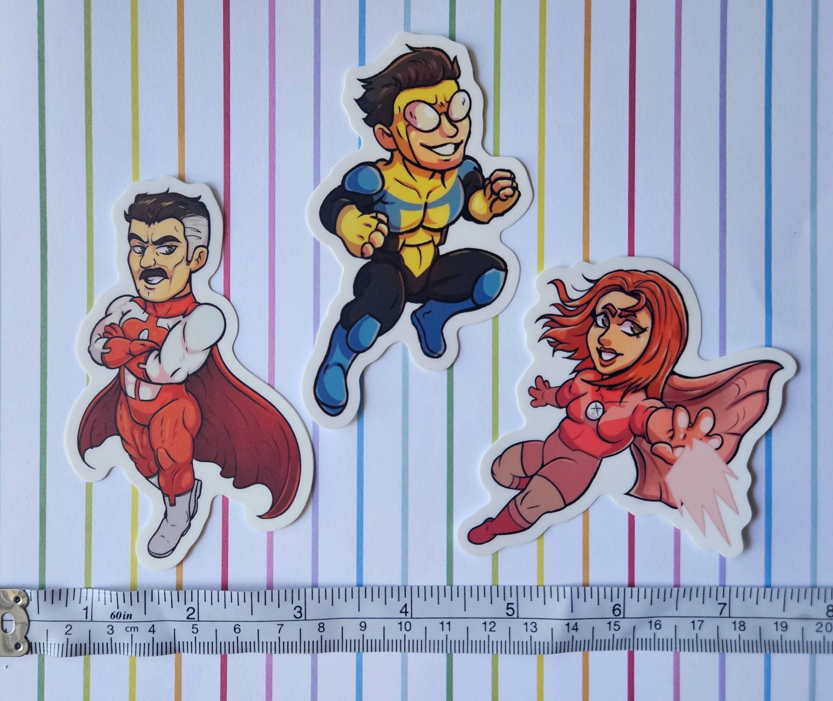 Invincible Flying Sticker Invincible Season 1 Stickers - Etsy