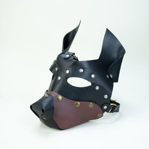 Custom Leather Dog Mask - Handmade Dog Mask