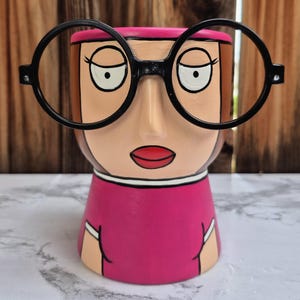 Handmålad Meg Griffin Keramikplanter: Family Guy Decor