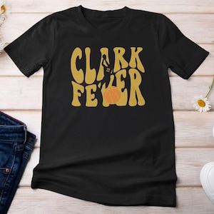 Clark Fever #22 Basketball Shirt, Basketball Jersey Personalized Gift Graphic Tee Sporty Retro, Custom Gift For Sports Fans Unisex T-Shirt