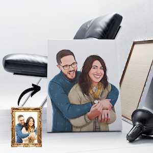 Custom Photo Vectorization | Cartoon Portrait Picture to Vector | Personalize Your Custom Illustration & Turn Photo into Drawing