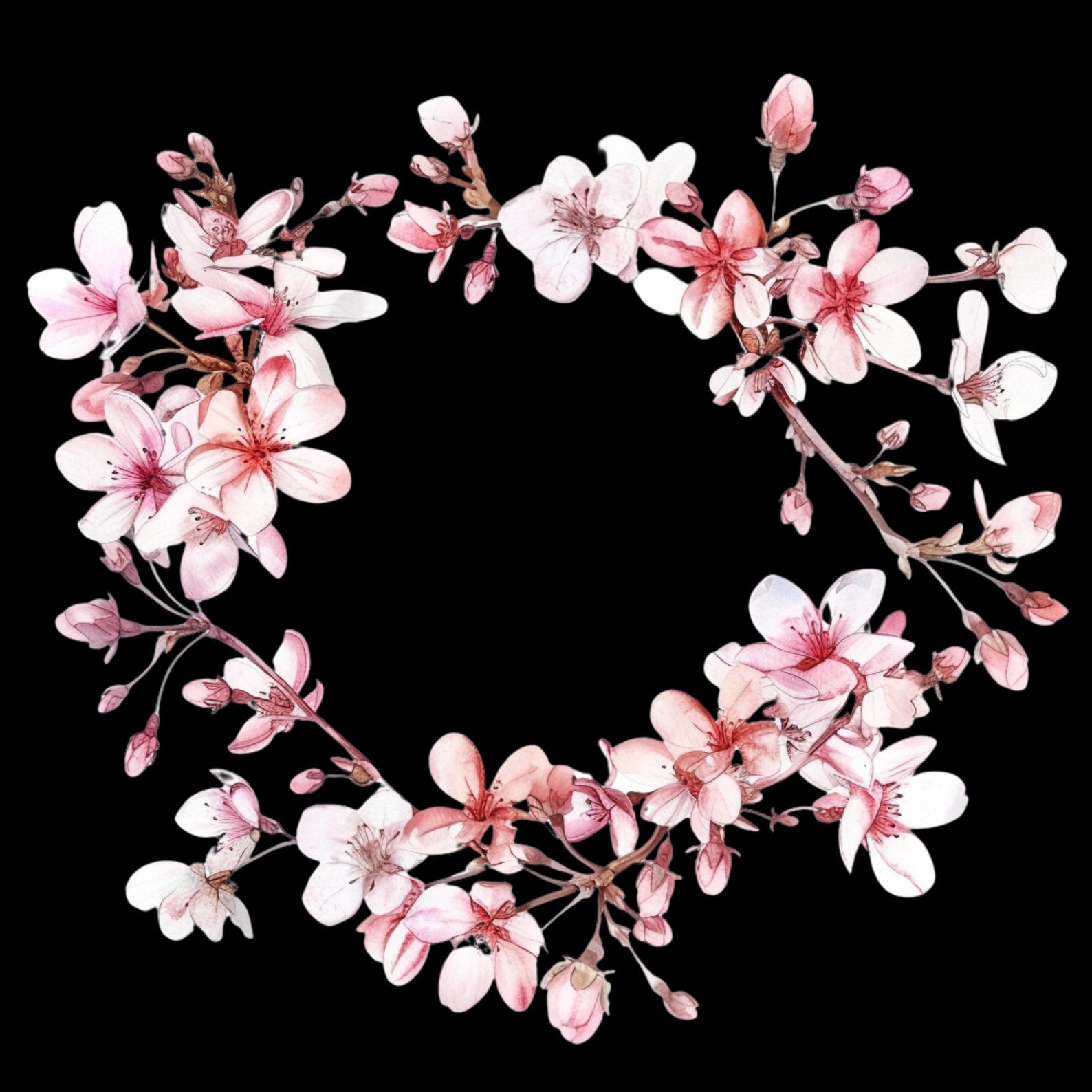 20 PNG Flower Wreath Clipart Bundle Flower Wreath Clipart Bundle ...