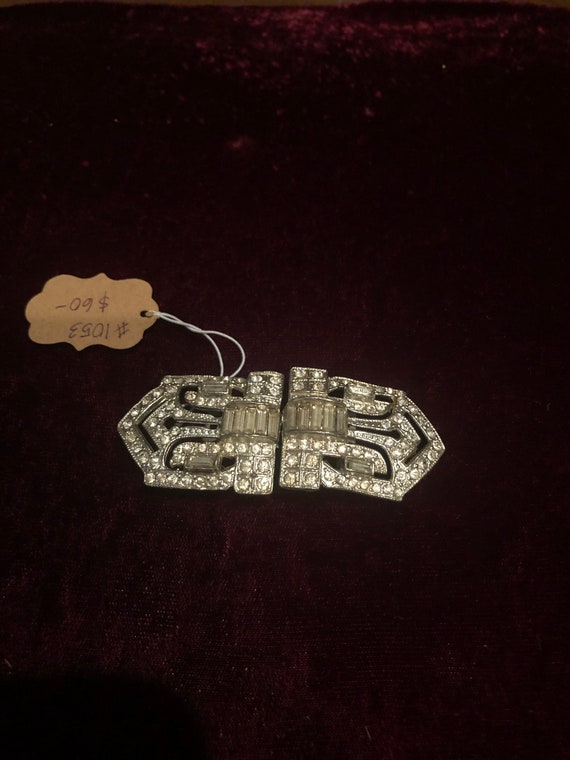 Deco Rhinestone Belt Closure
