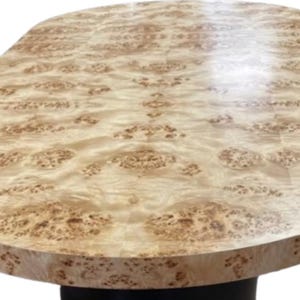 Custom Made to Order Burl Wood Dining Table Top Conference Table Custom Made Furniture Made in USA